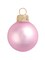 Whitehurst Matte Finish Glass Christmas Ball Ornament - 7" (180mm) - Pale Pink